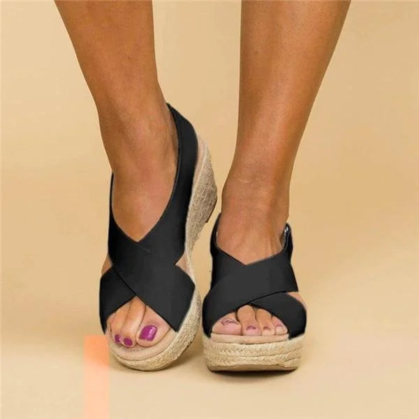 Women's Orthopedic Sandals Cushioned Contoured Footbed Wedge Breathable Casual Summer – Neve